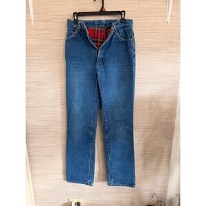 L.L. Bean vintage Women's Flannel lined jeans size 12